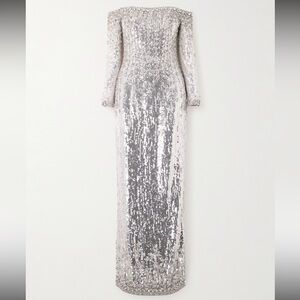 Sabina Bilenko | Off Shoulder Embellished Gown